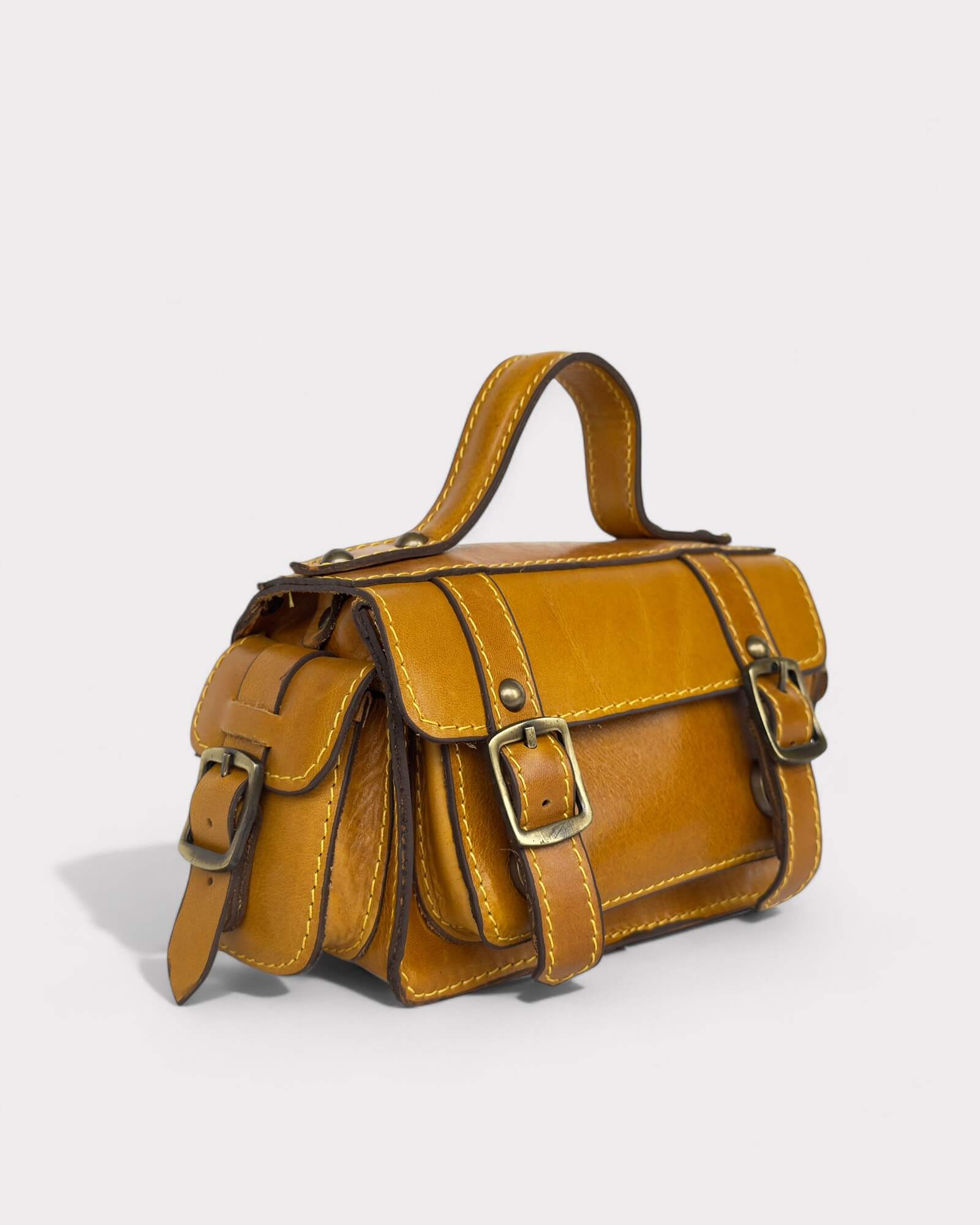 cuoio crossbody satchel crete a1 side view