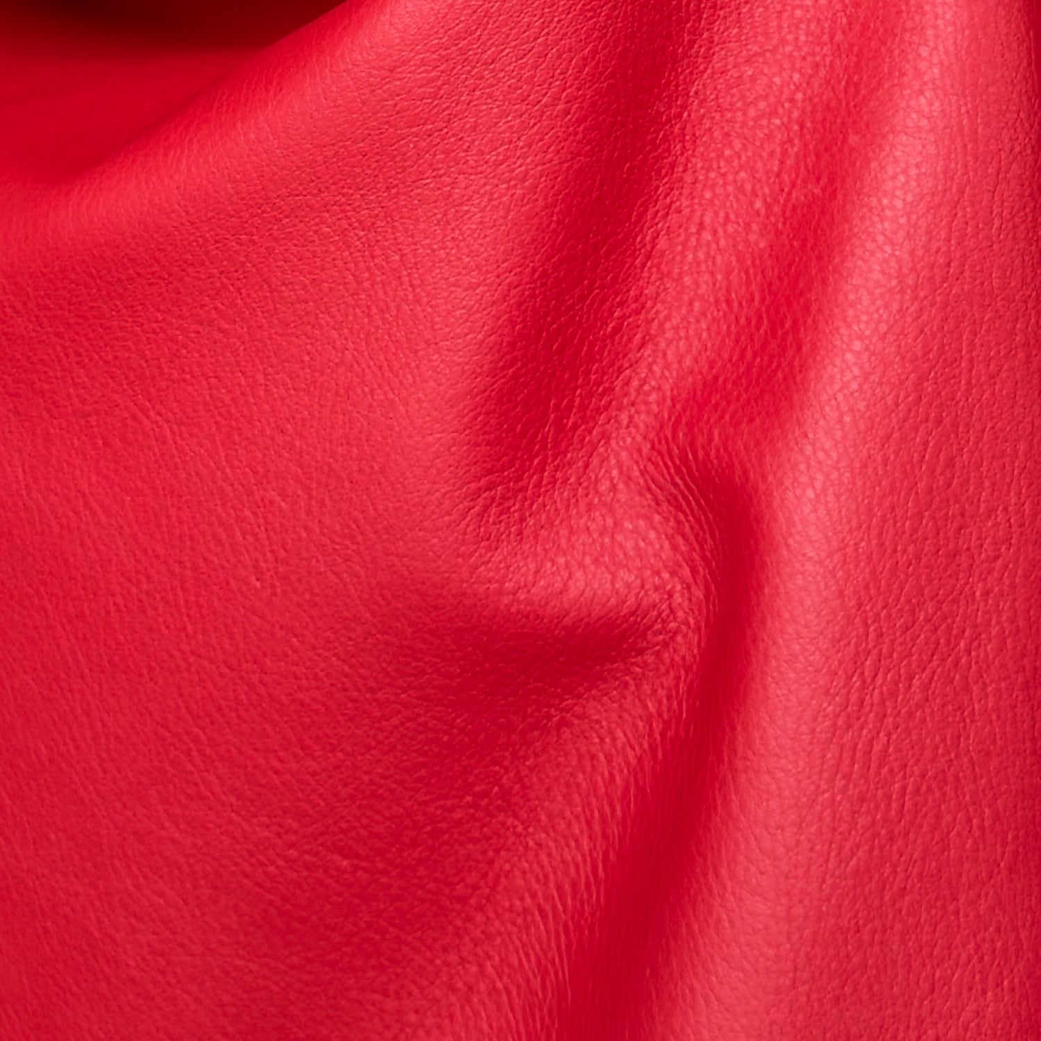 Close-up of red leather texture